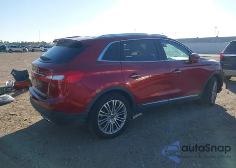 2017 Lincoln Mkx Reserve from USA, damaged, VIN 2LMPJ6LR2HBL30239